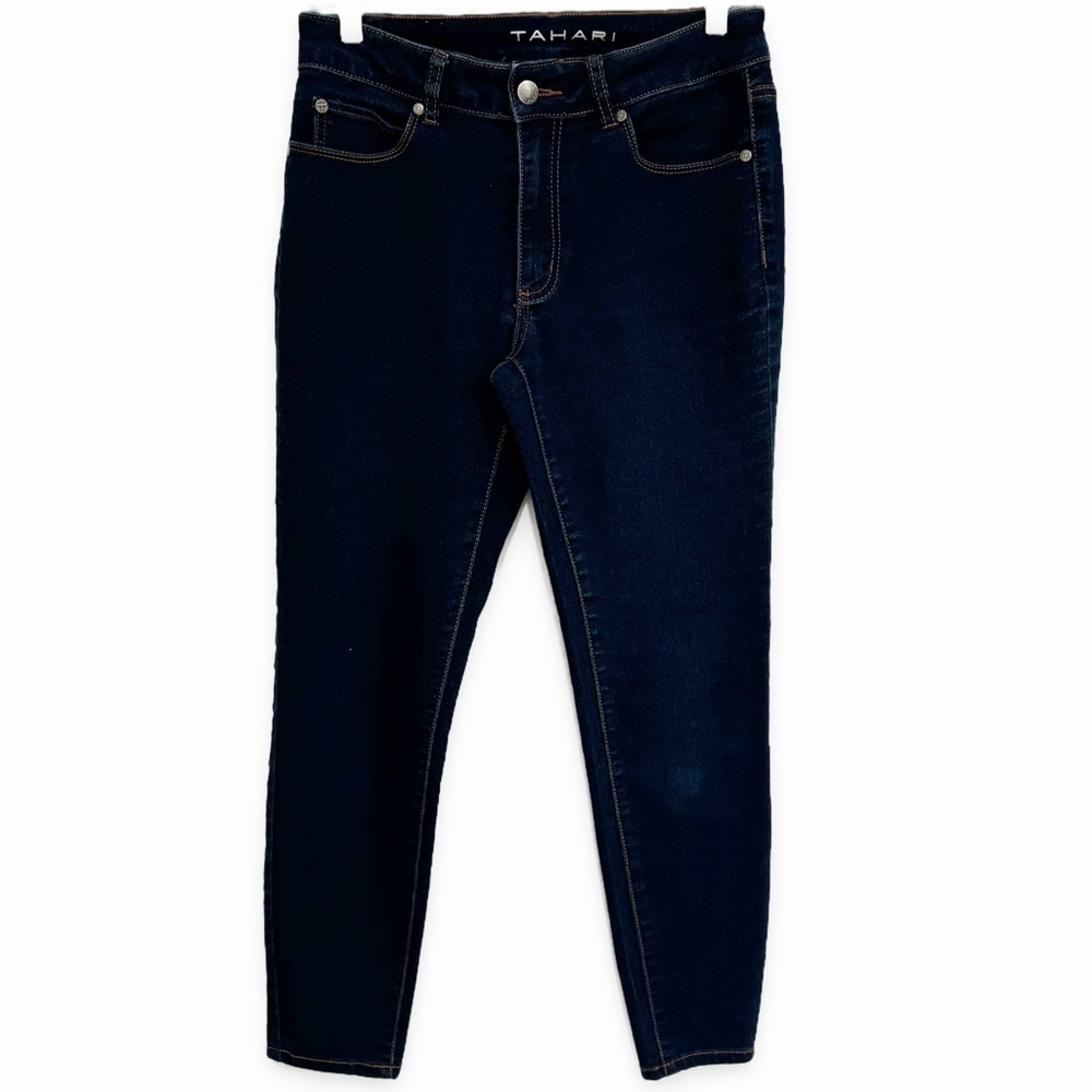 Tahari | Skinny Stretch Jeans Dark Wash Spandex Size 6